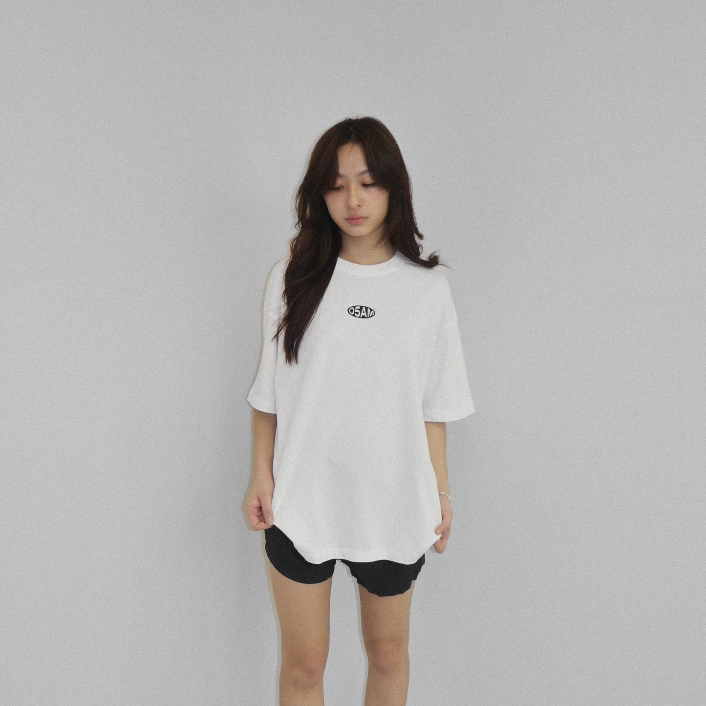 05-AM Healing Collection Cloud White Oversized T-Shirt