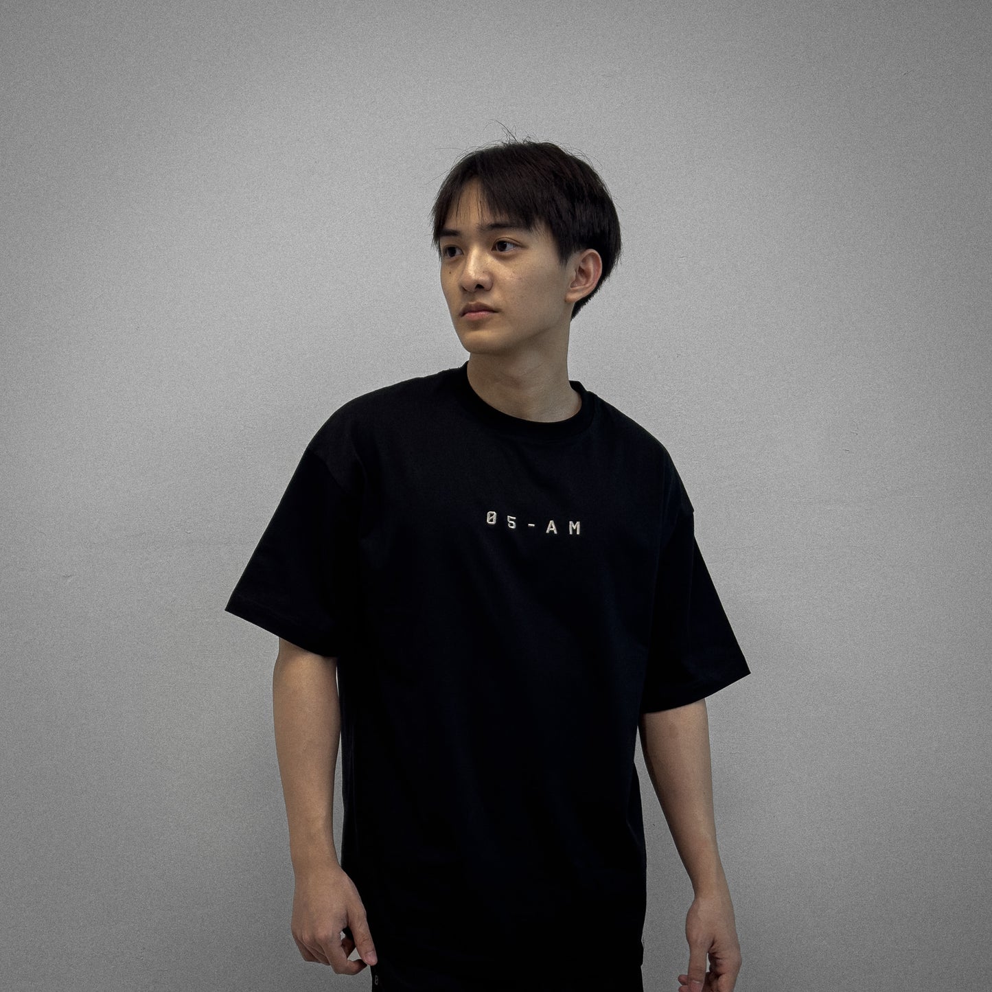 Zerofive Base Collection Black Oversized T-Shirt