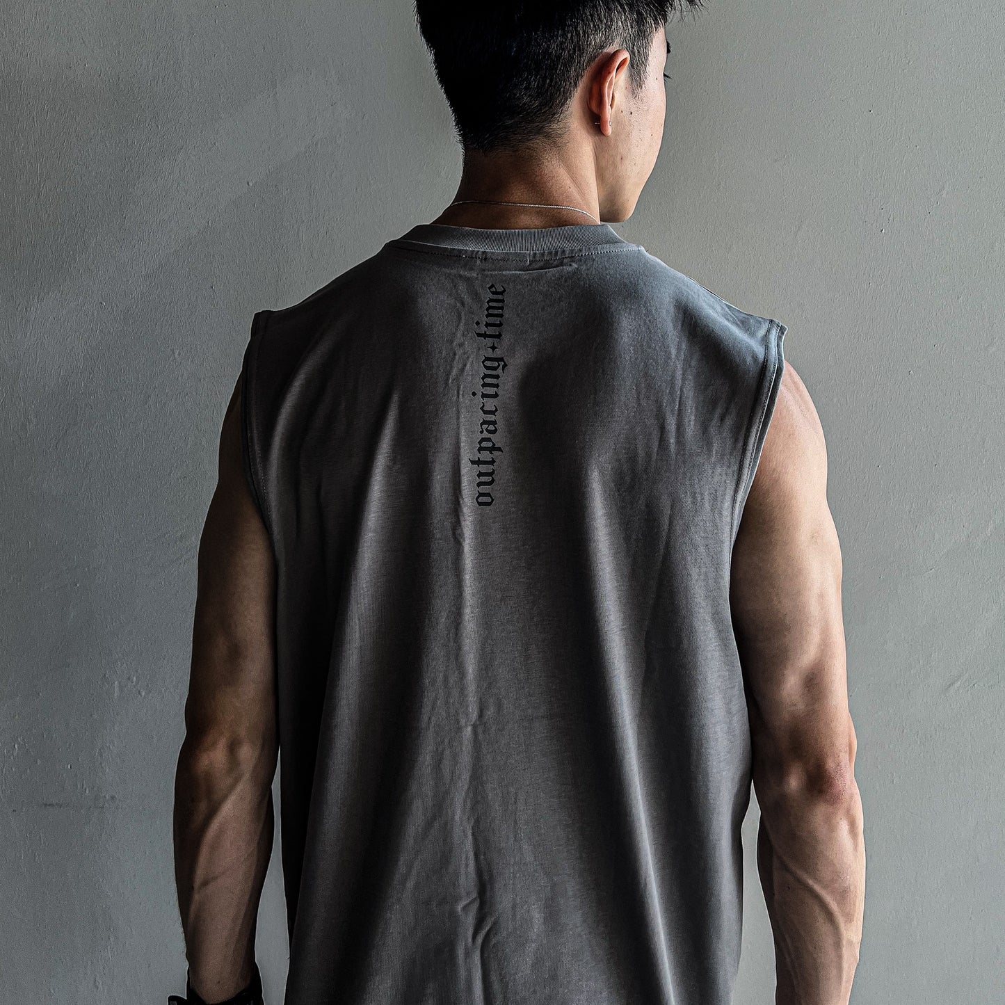 05-AM Vintage Light Grey Tank