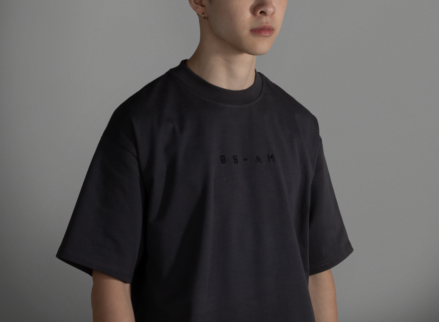 Limited Edition 05-AM Grey Oversized T-Shirt