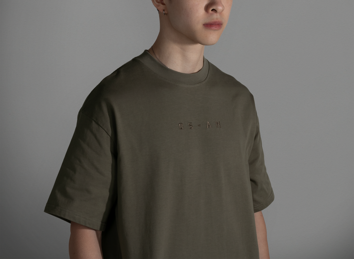 Limited Edition 05-AM Olive Oversized T-Shirt