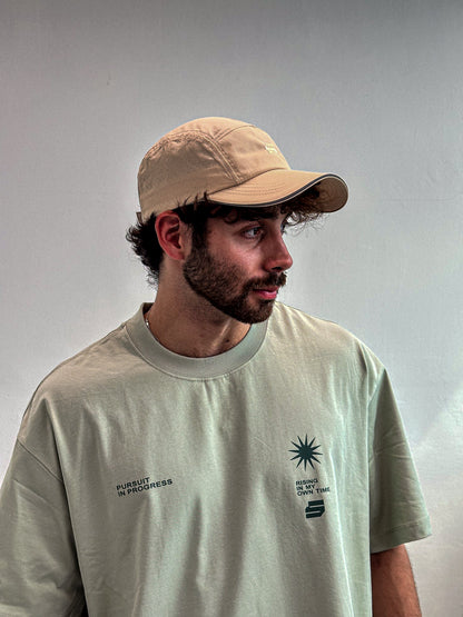 Zerofive Sunrise Collection Sage Green Oversized Tee