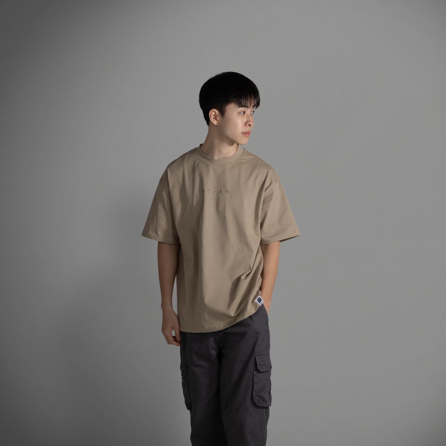 Limited Edition 05-AM Khaki Oversized T-Shirt