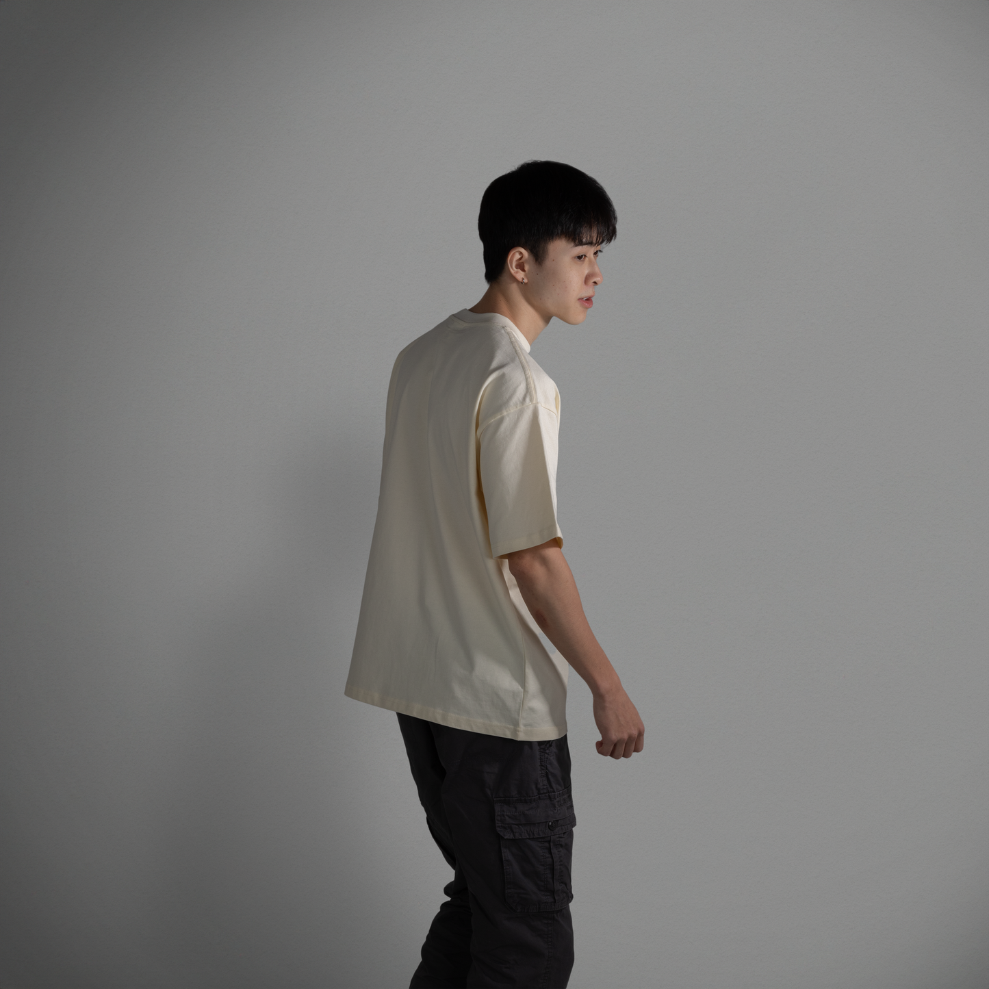 Limited Edition 05-AM Cream Oversized T-Shirt