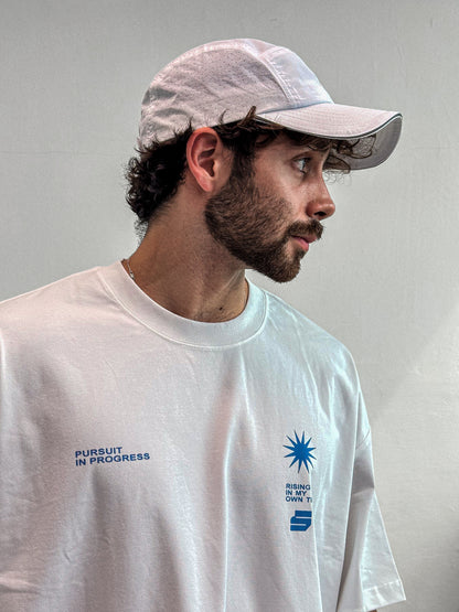 Zerofive Sunrise Collection White Oversized Tee