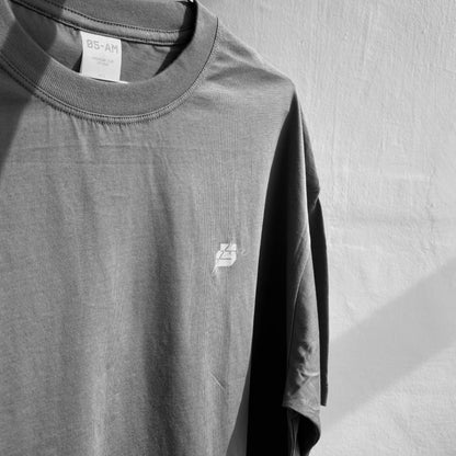 05-AM Script Collection Dark Gray Oversized T-Shirt