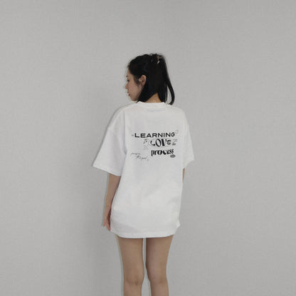 05-AM Healing Collection Cloud White Oversized T-Shirt