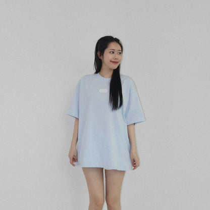 05-AM Healing Collection Sky Blue Oversized T-Shirt