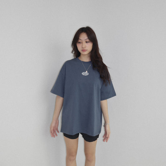05-AM Healing Collection Storm Blue Oversized T-Shirt
