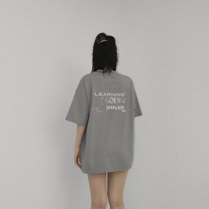 05-AM Healing Collection Stone Grey Oversized T-Shirt