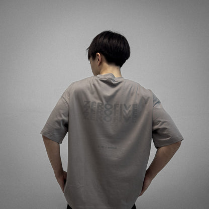 Zerofive Base Collection Grey Oversized T-Shirt