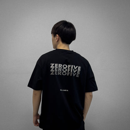 Zerofive Base Collection Black Oversized T-Shirt