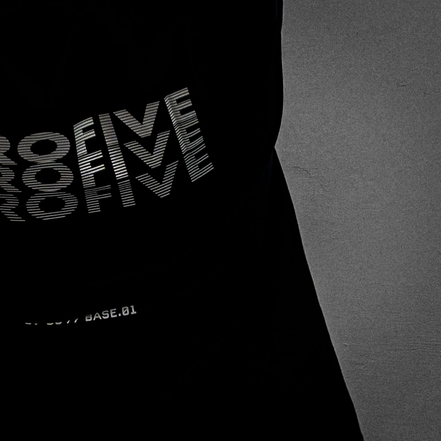 Zerofive Base Collection Black Oversized T-Shirt