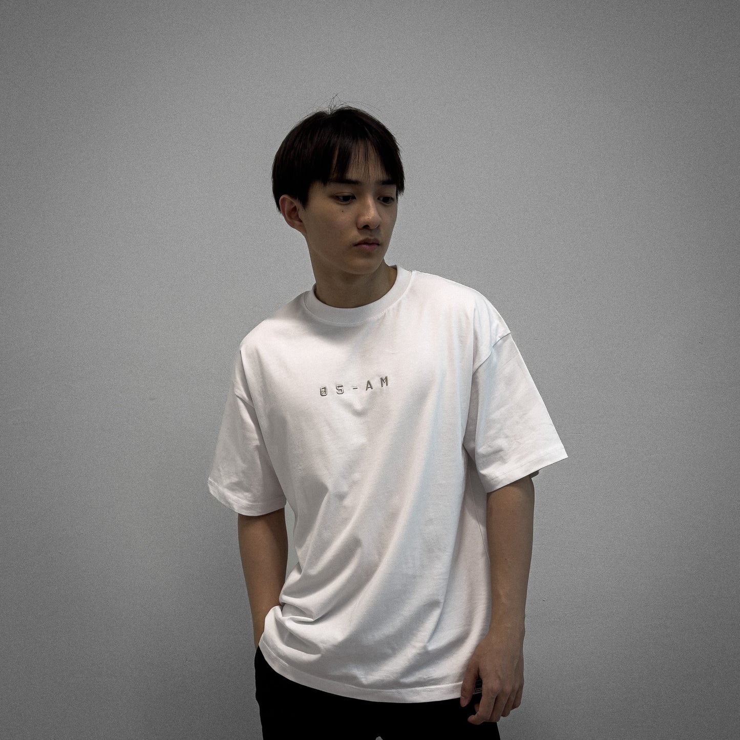 Zerofive Base Collection White Oversized T-Shirt