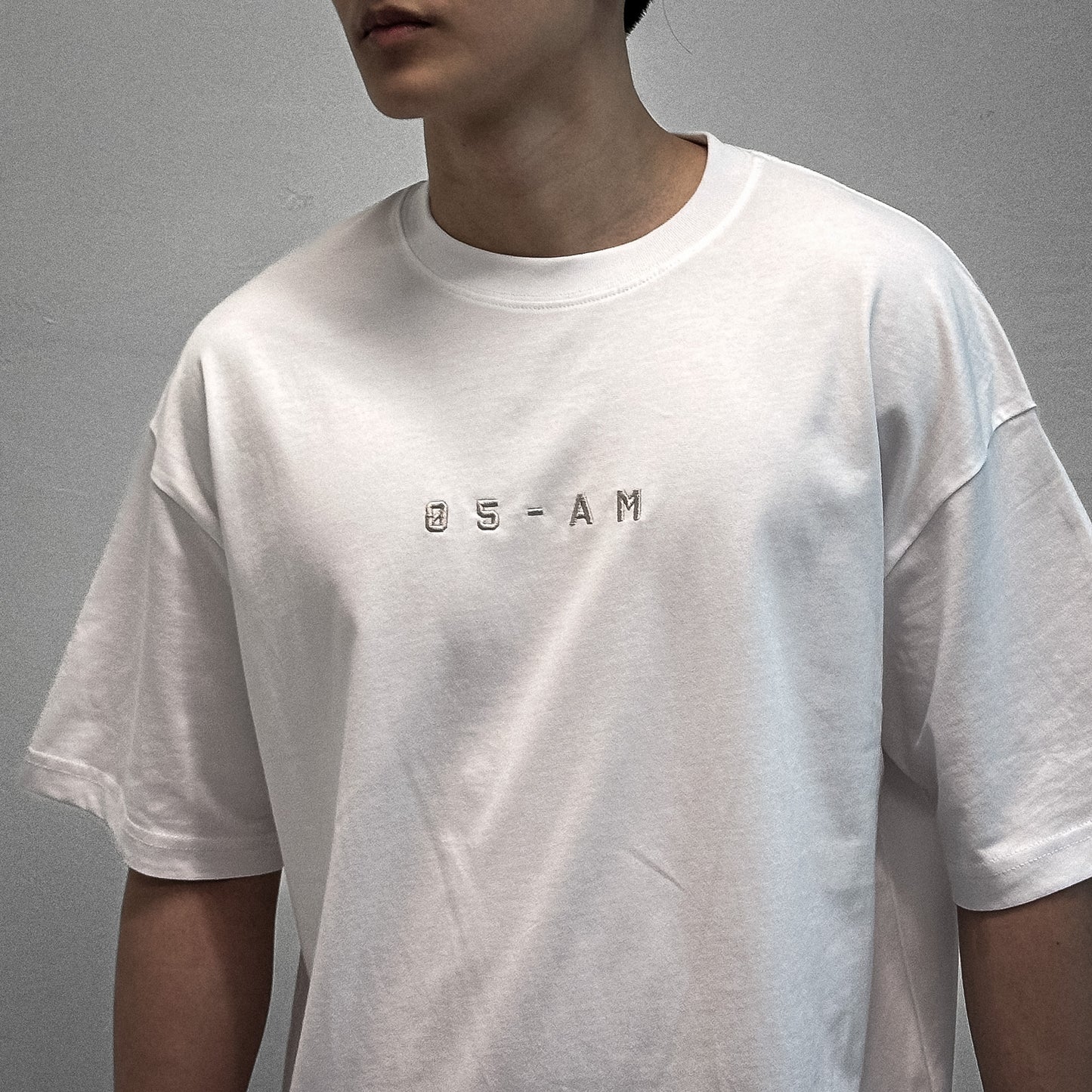 Zerofive Base Collection White Oversized T-Shirt