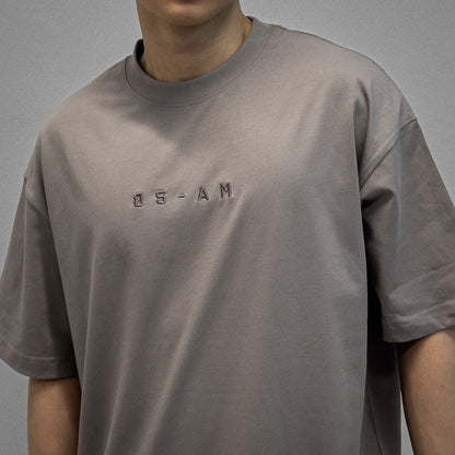 Zerofive Base Collection Grey Oversized T-Shirt