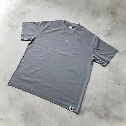 05-AM Acid Wash Grey Blue Oversized T-Shirt