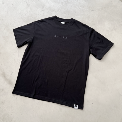 05-AM Jet Black Oversized T-Shirt