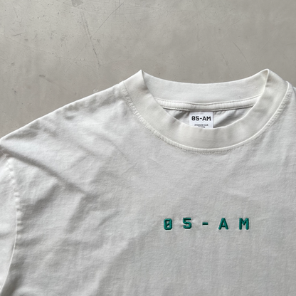 05-AM Pearl White Oversized T-Shirt