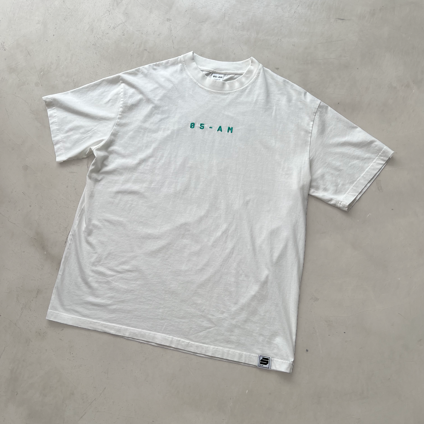 05-AM Pearl White Oversized T-Shirt