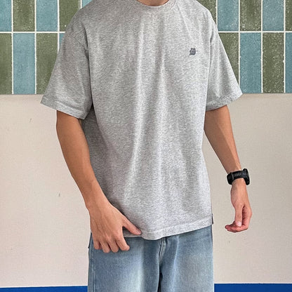 05-AM Script Collection Oversized T-Shirt in Ash