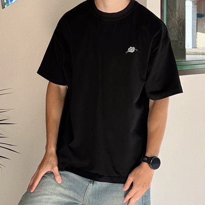 05-AM Script Collection Oversized T-Shirt in Mono