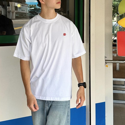 05-AM Script Collection Oversized T-Shirt in Saffron