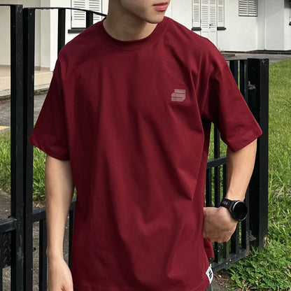 05-AM Tone Collection Oversized T-Shirt In Brick