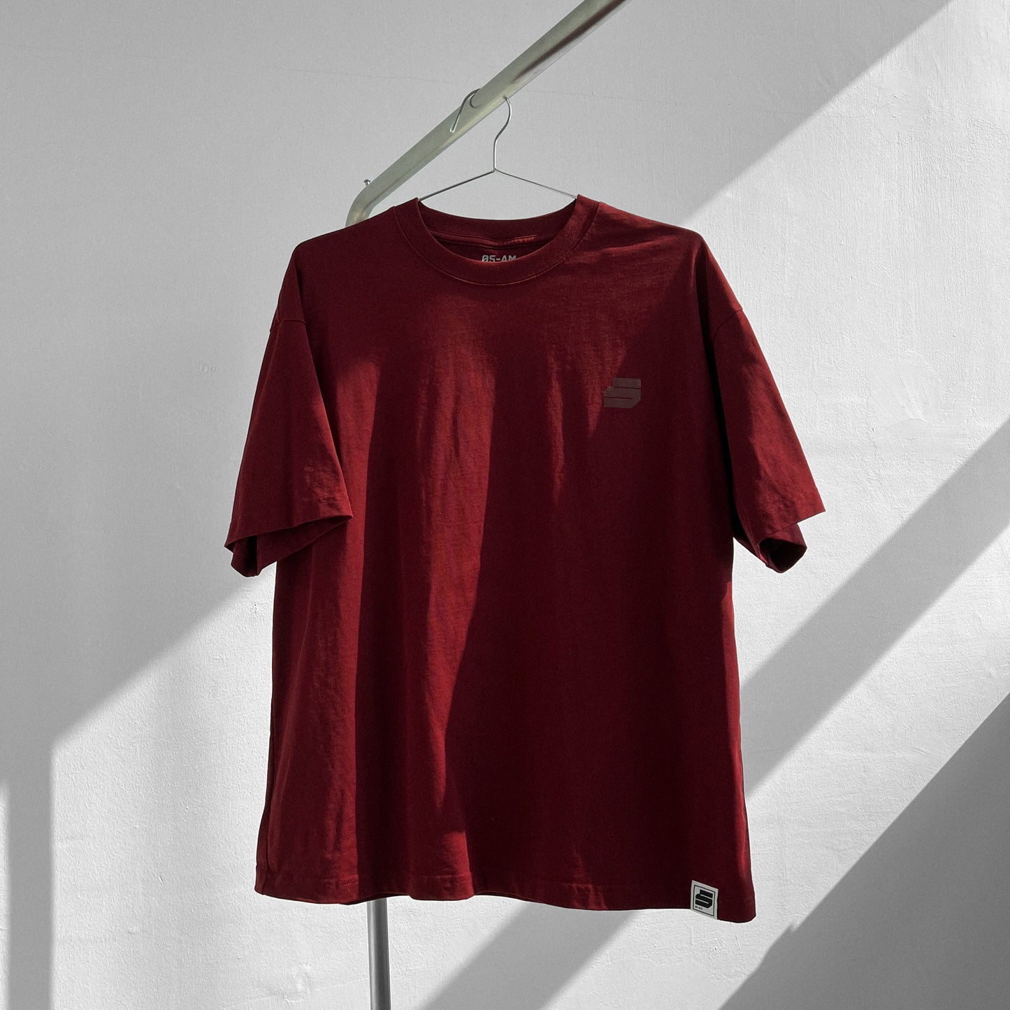 05-AM Tone Collection Oversized T-Shirt In Brick