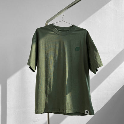 05-AM Tone Collection Oversized T-Shirt in Pine