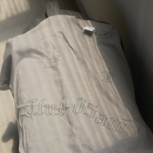 05-AM Vintage Light Grey Oversized T-Shirt