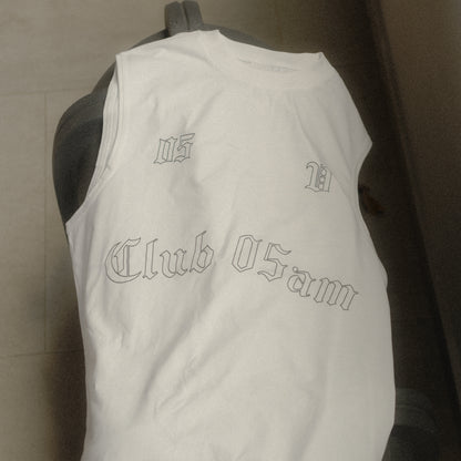 05-AM Vintage White Tank