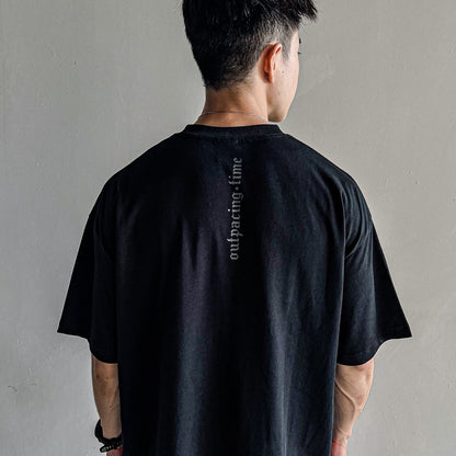 05-AM Vintage Black Oversized T-Shirt
