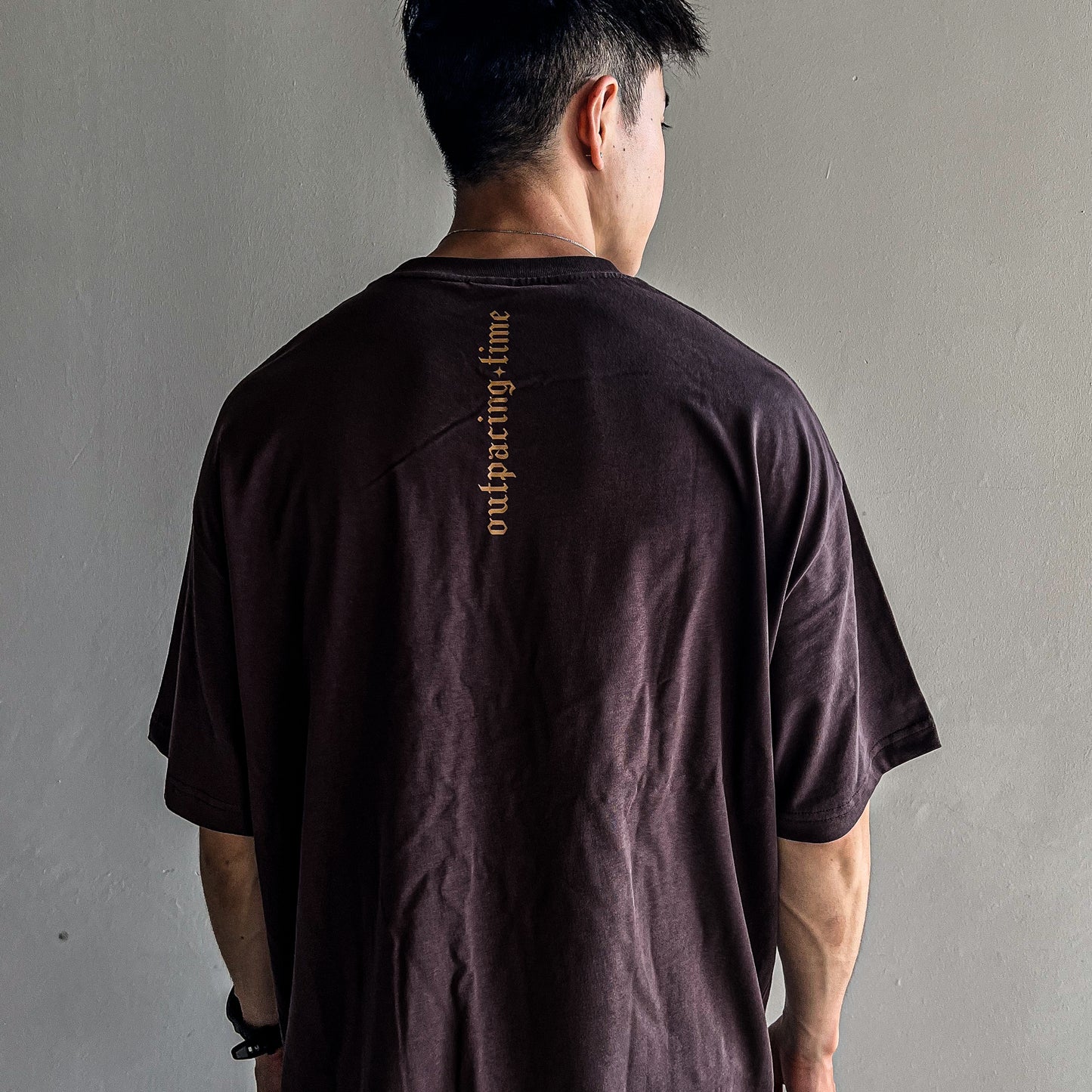 05-AM Vintage Plum Oversized T-Shirt