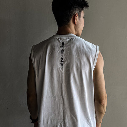 05-AM Vintage White Tank