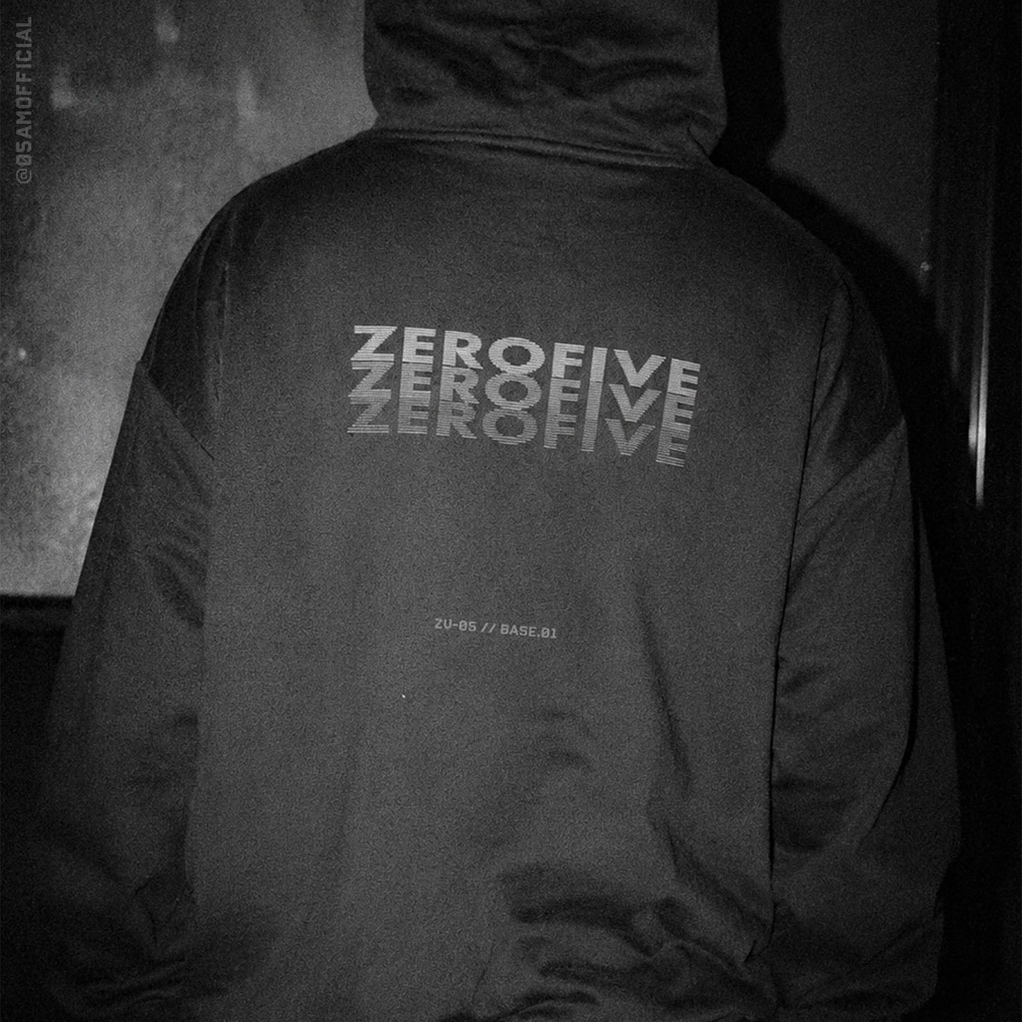 Zerofive Base Collection Dark Grey Hoodie