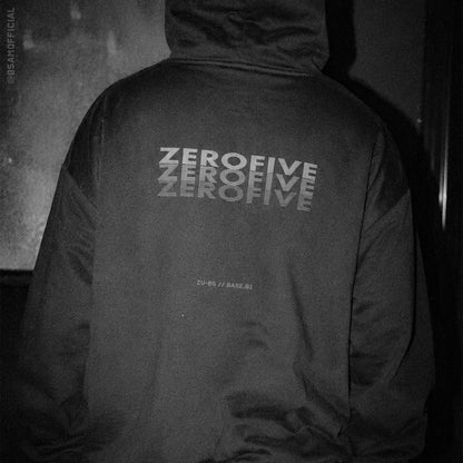 Zerofive Base Collection Dark Grey Hoodie