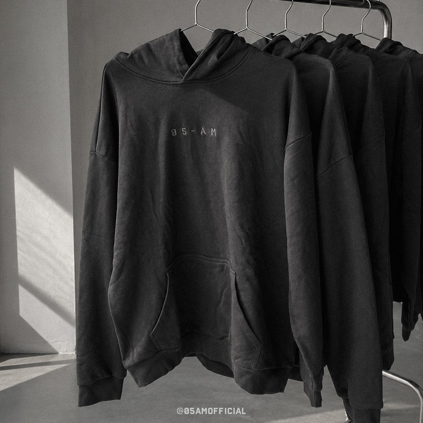 Zerofive Base Collection Dark Grey Hoodie